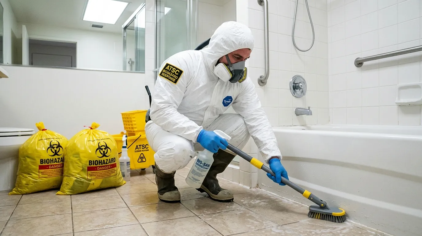 Decontamination equipment deployed for Blood Cleanup in Vincentown